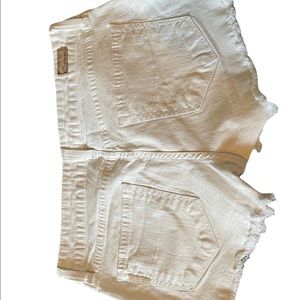 Paige Low Rise Short White Shorts